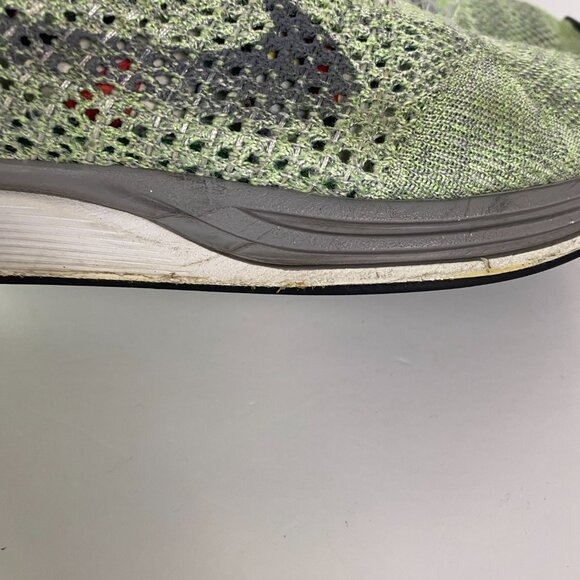 Nike Flyknit Racer Running Shoes Men's 9 Pistachio Green Sneakers 526628 103 - Picture 11 of 16